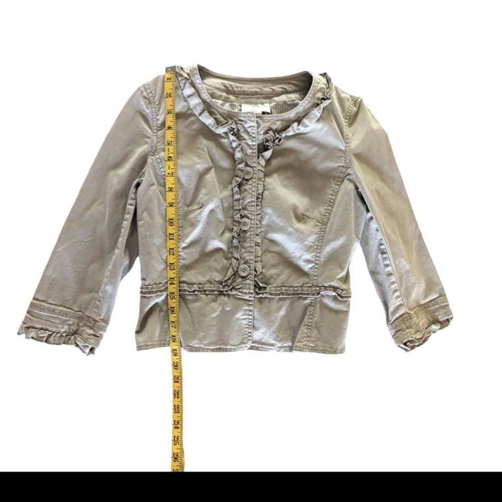 FINAL DAYS $5 LOFT Cropped Jacket with Ruffle  - CLOSET CLOSING   - Picture 8 of 8
